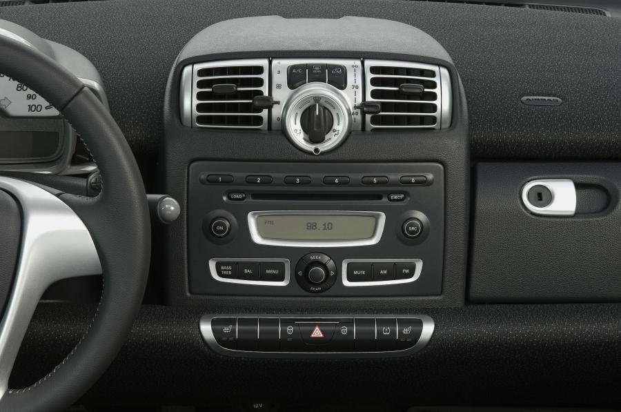 Детали интерьера Smart ForTwo Passion Cabrio (A451) 2007 года  (фото 22 из 79)